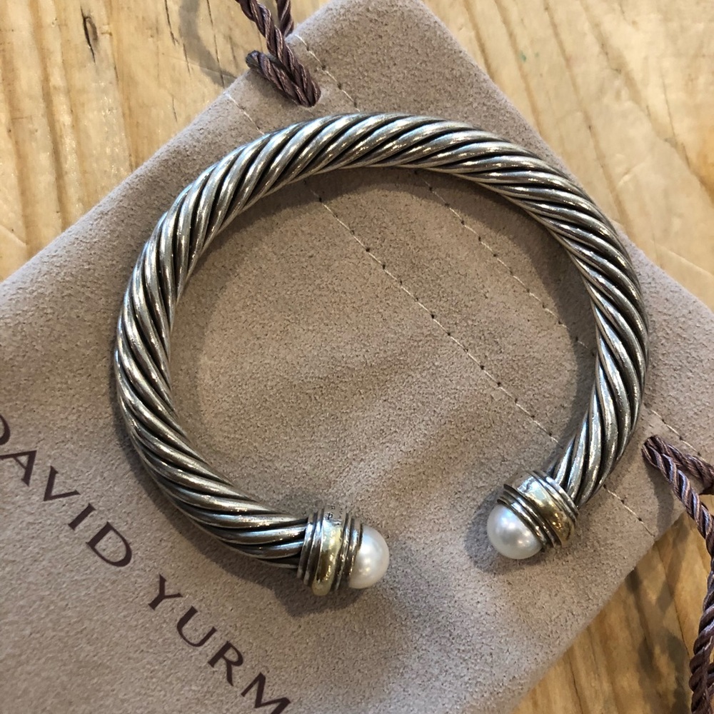 David Yurman cable bracelet, medium size 7mm